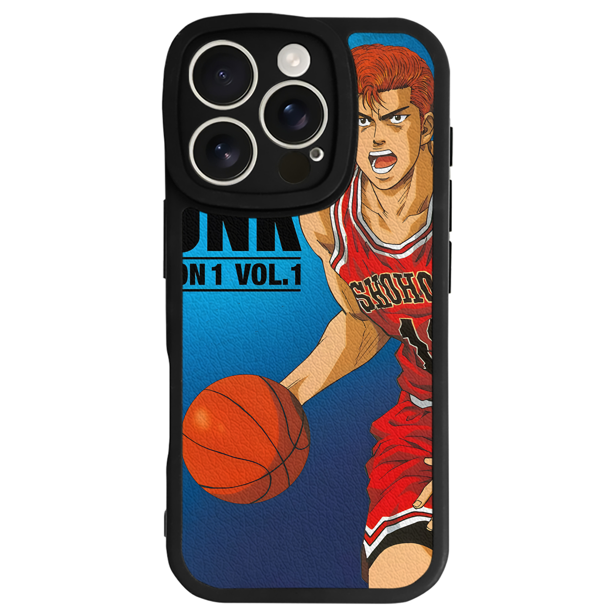 （画像用） SLAM DUNK／スラムダンク 【iPhone 16シリーズ対応】シリコンスマホケース（レザー調） 材質：シリコン